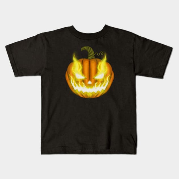 Sleepy Hallows Eve Kids T-Shirt by ZkyySky